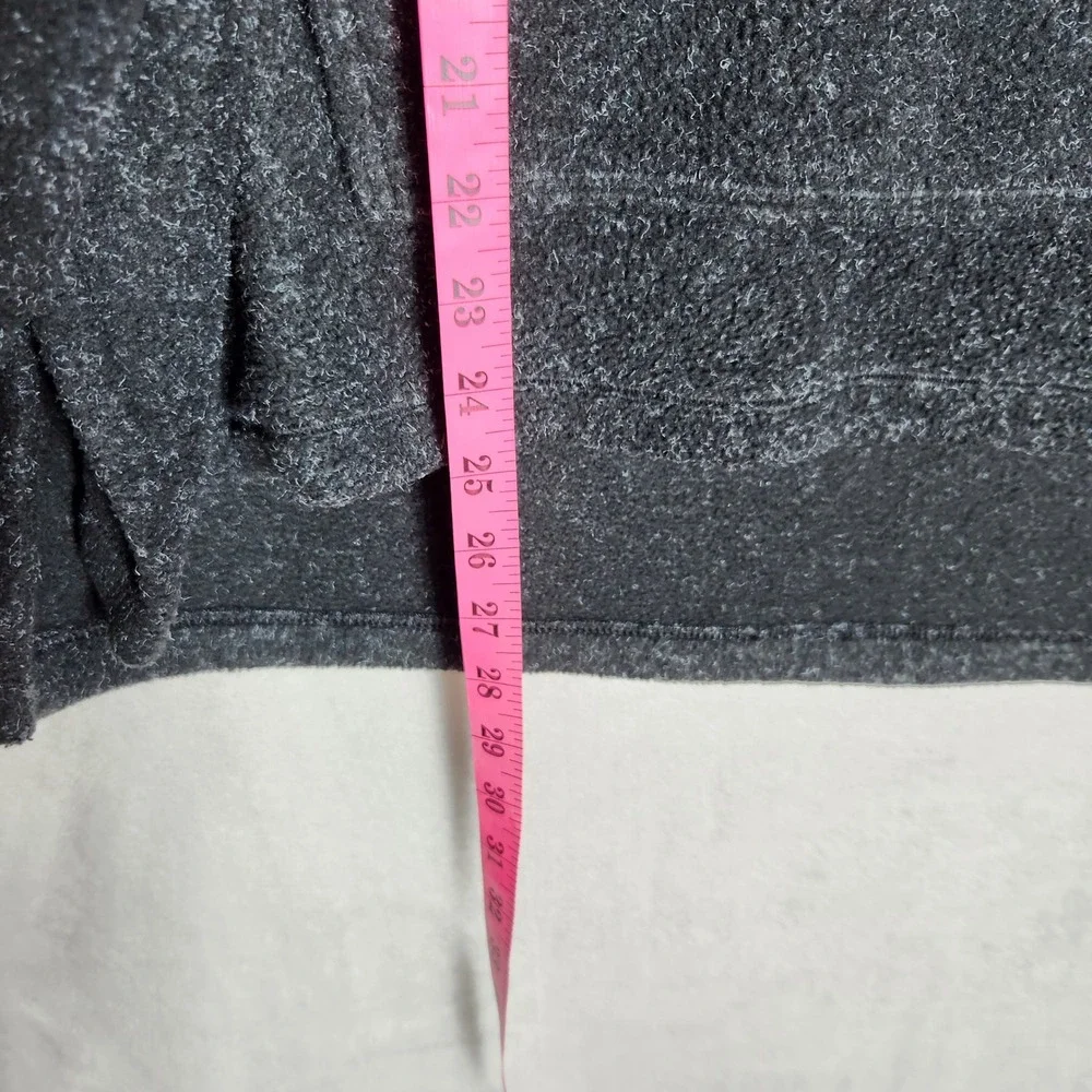 Nike Women Dark Grey Cowl Neck Therma-FIT Fleece Pullover Sweatshirt Medium